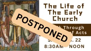 The Life of the Early Church – A Walk Through the Book of Acts